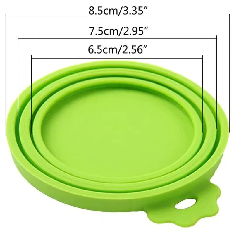 Pet Can Cover & Spoon Set – Reusable Lid & Scoop for Dog & Cat Food Cans