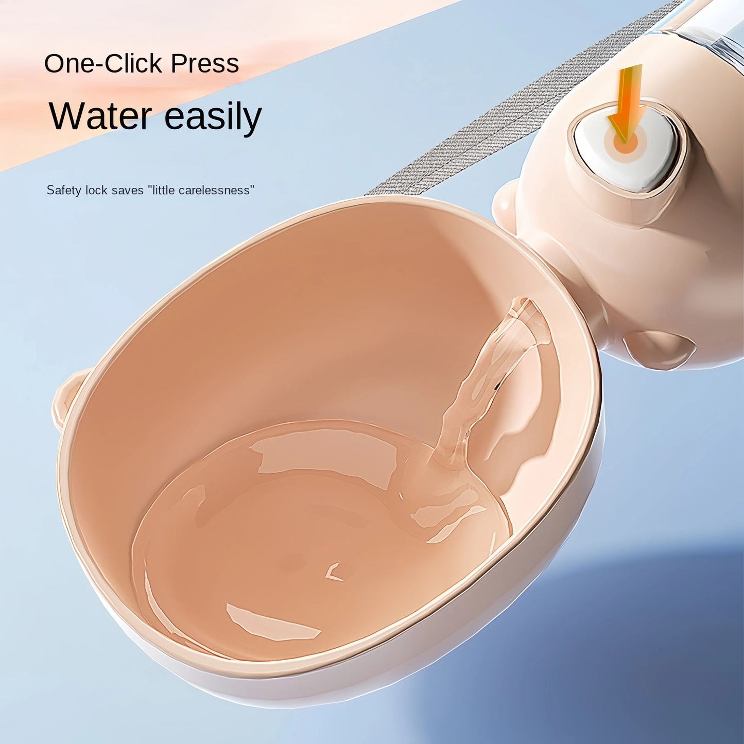 Portable Water Bowl + Food Dispenser