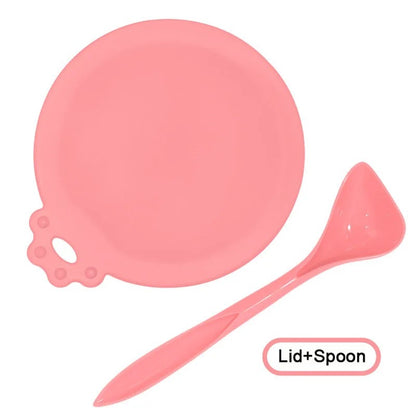 Pet Can Cover & Spoon Set – Reusable Lid & Scoop for Dog & Cat Food Cans